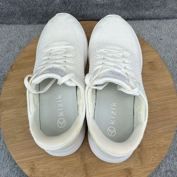 Women's White Sneakers - Picture 5 of 9